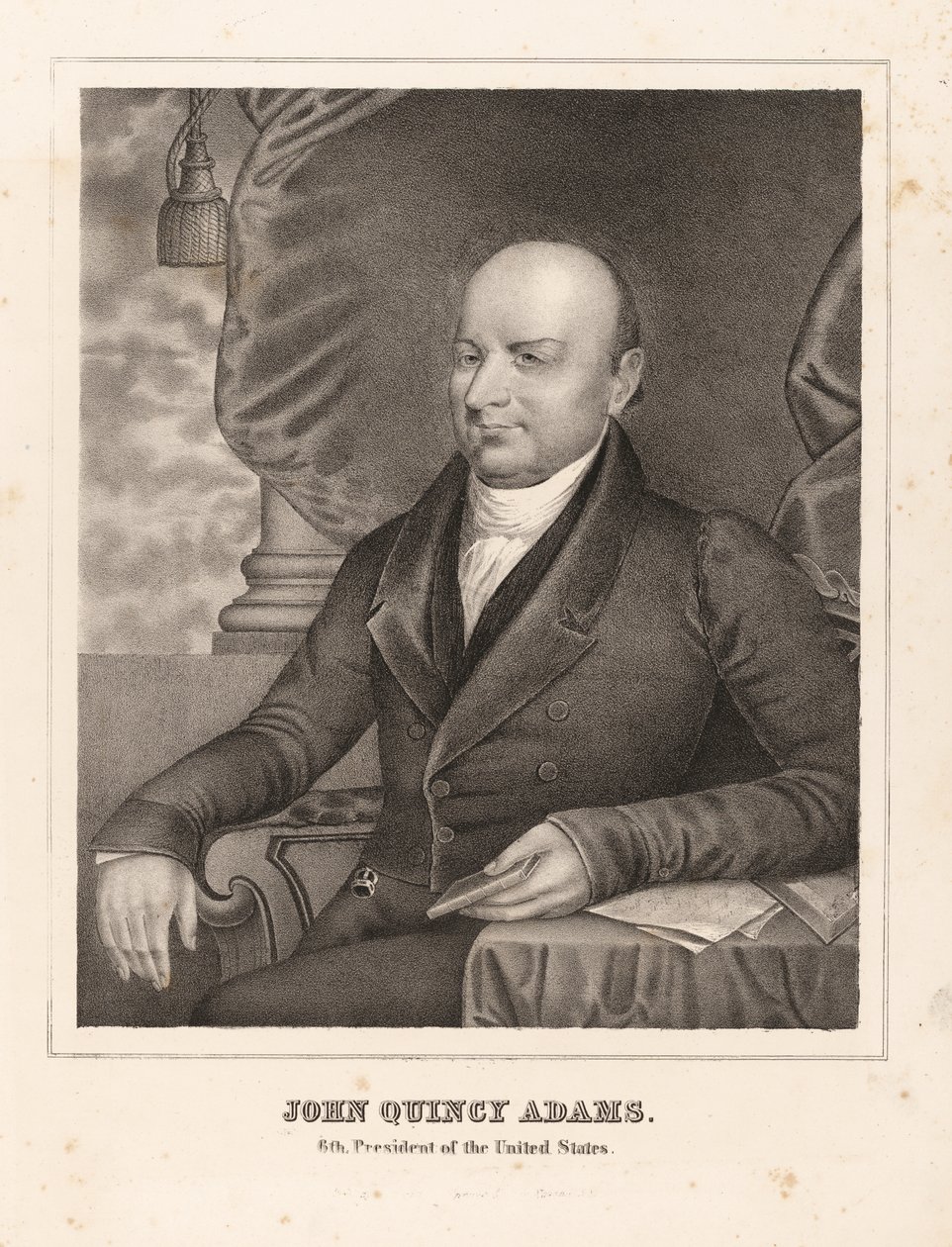 John Quincy Adams autorstwa Nathaniel Currier