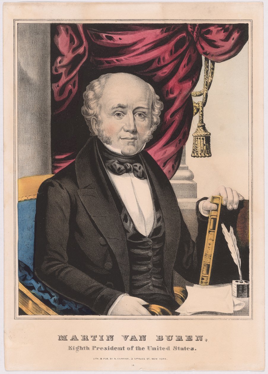 Martin Van Buren autorstwa Nathaniel Currier