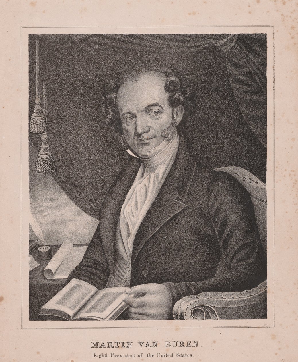 Martin Van Buren autorstwa Nathaniel Currier