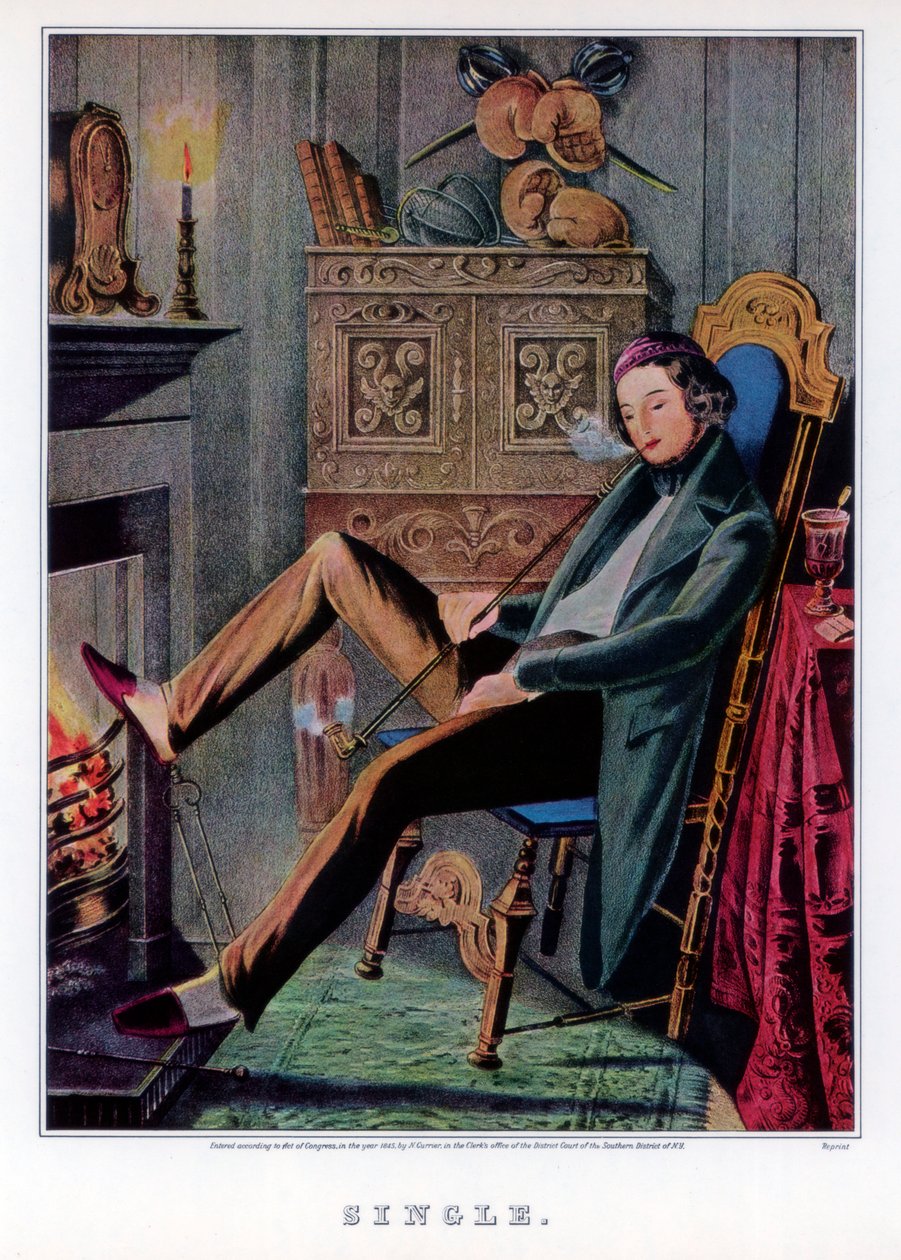 Pojedynczy, 1845. autorstwa Nathaniel Currier
