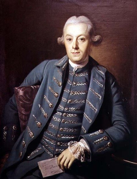 Portret Karola Broughona autorstwa Nathaniel Dance Holland