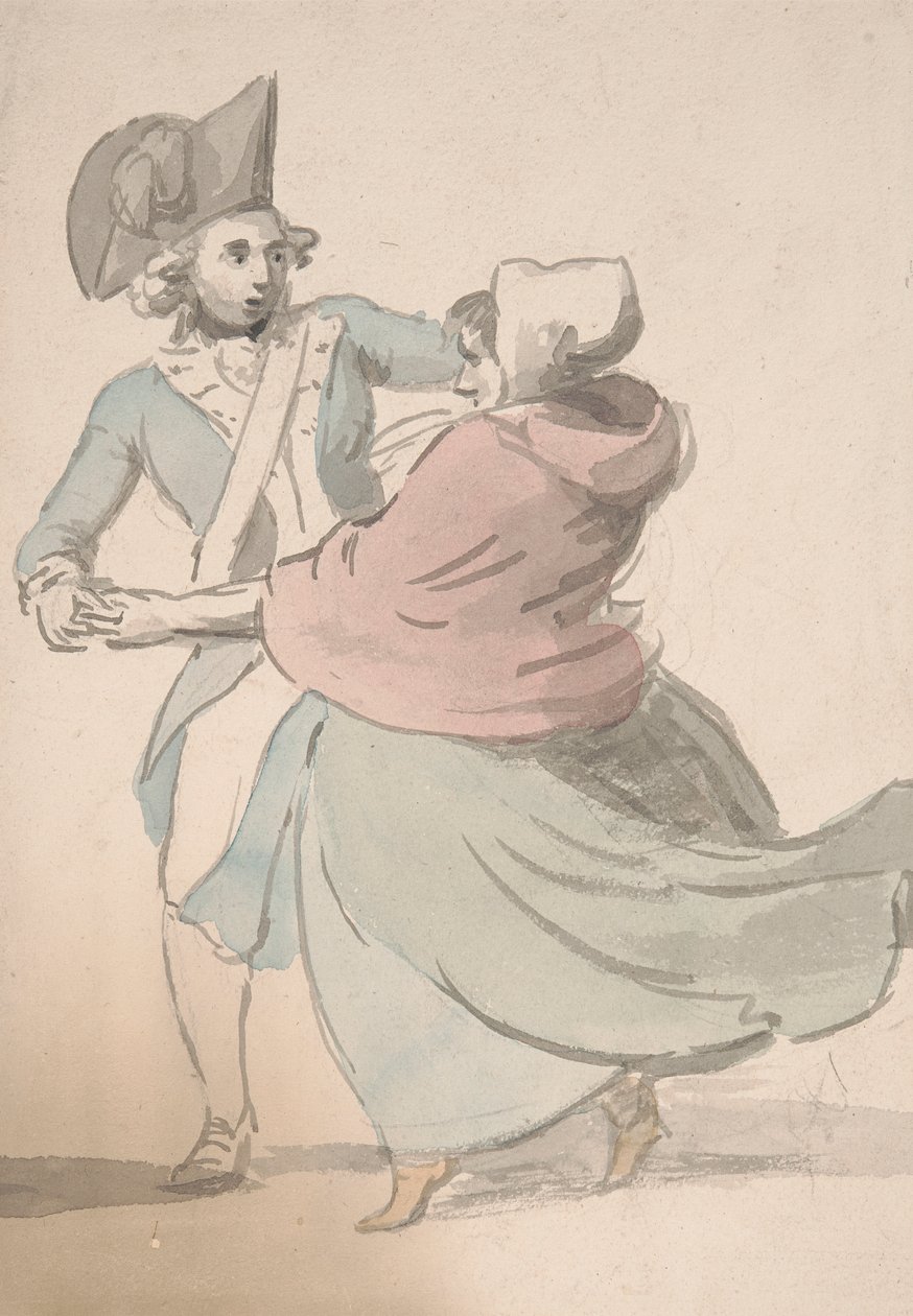 Tańcząca para autorstwa Nathaniel Dance