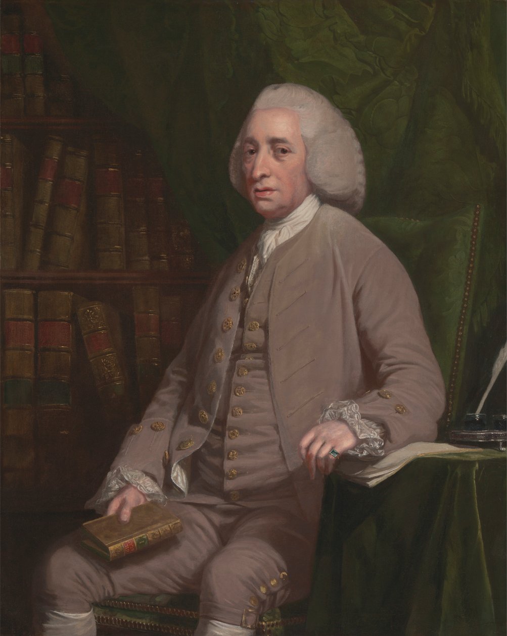 Tobiasz Smollett autorstwa Nathaniel Dance