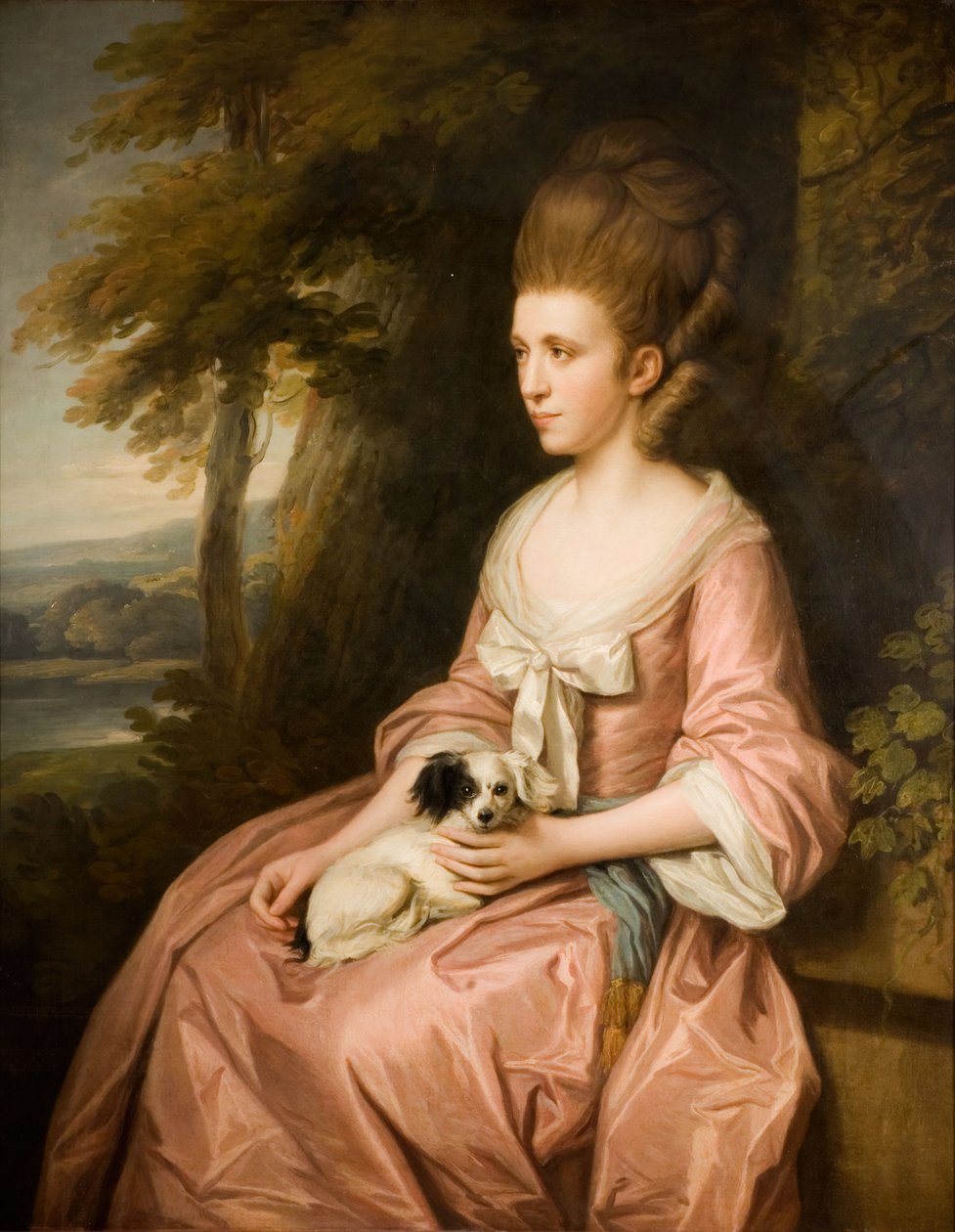 Portret panny Hargreaves, 1750-1800. autorstwa Nathaniel Dance Holland