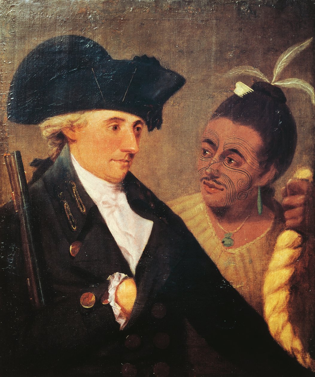 Portret kapitana Charlesa Clerke (1741-1779), angielskiego kapitana i towarzysza podróży Jamesa Cooka (1728-1779). Obraz Nathaniela Dance-Hollanda (1735-1811) autorstwa Nathaniel Dance Holland