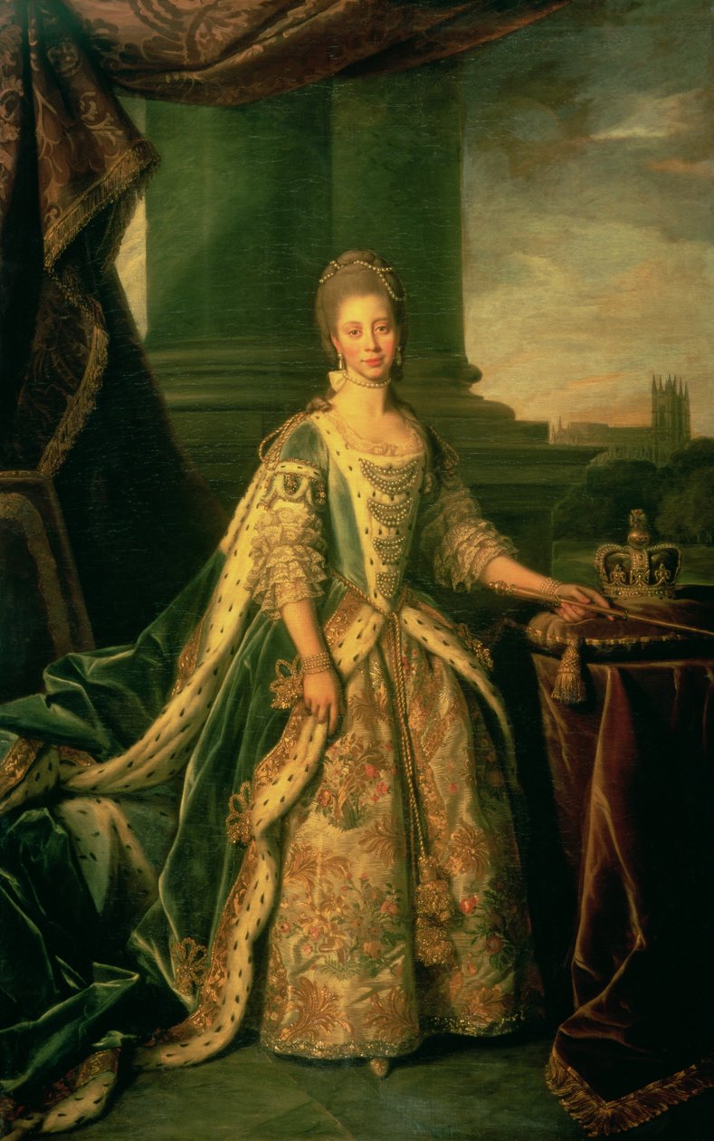 Portret Sophie Charlotte (1744-1818) autorstwa Nathaniel Dance Holland
