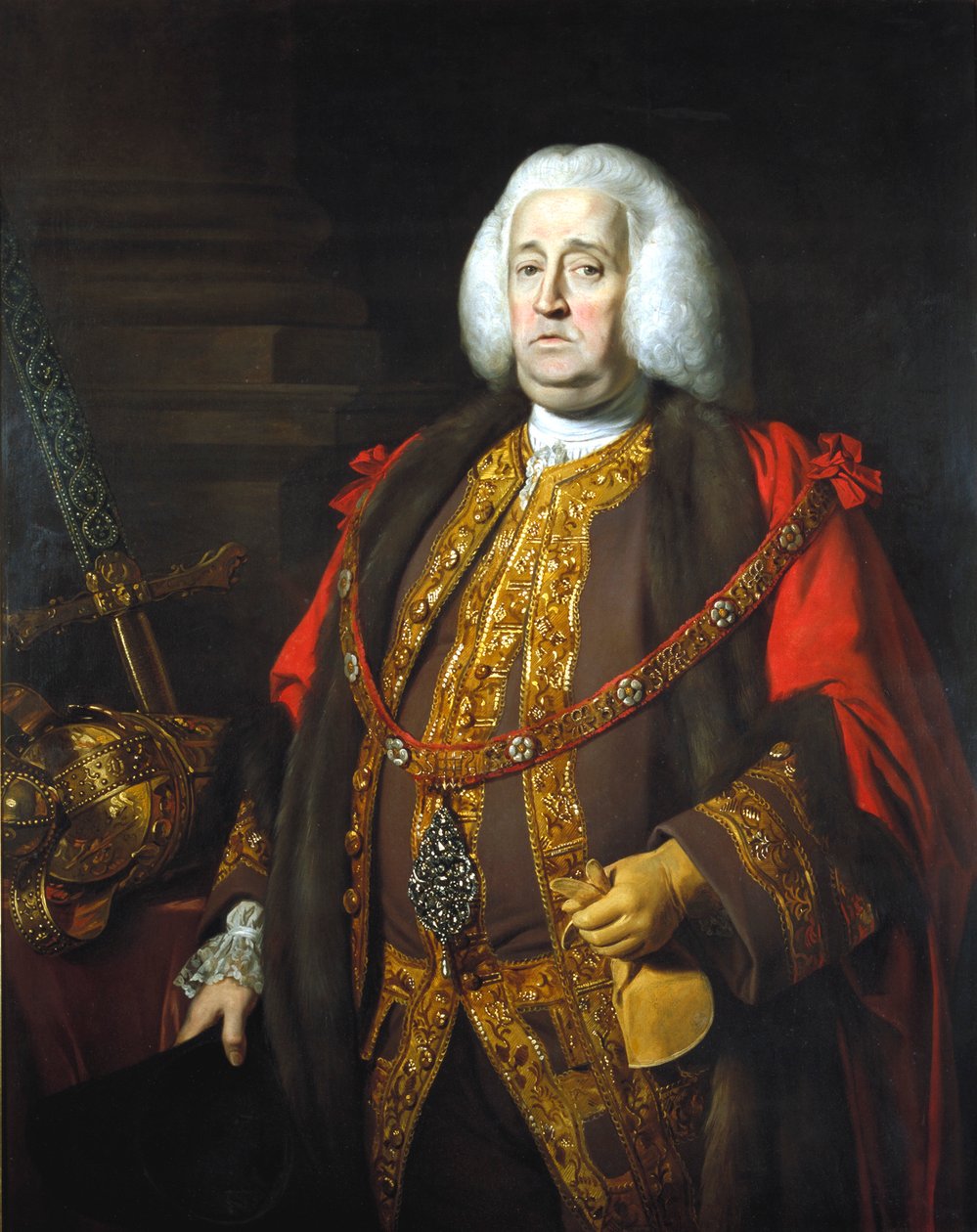 „Sir Robert Kite, burmistrz 1766”, ok. 1766 autorstwa Nathaniel Dance Holland