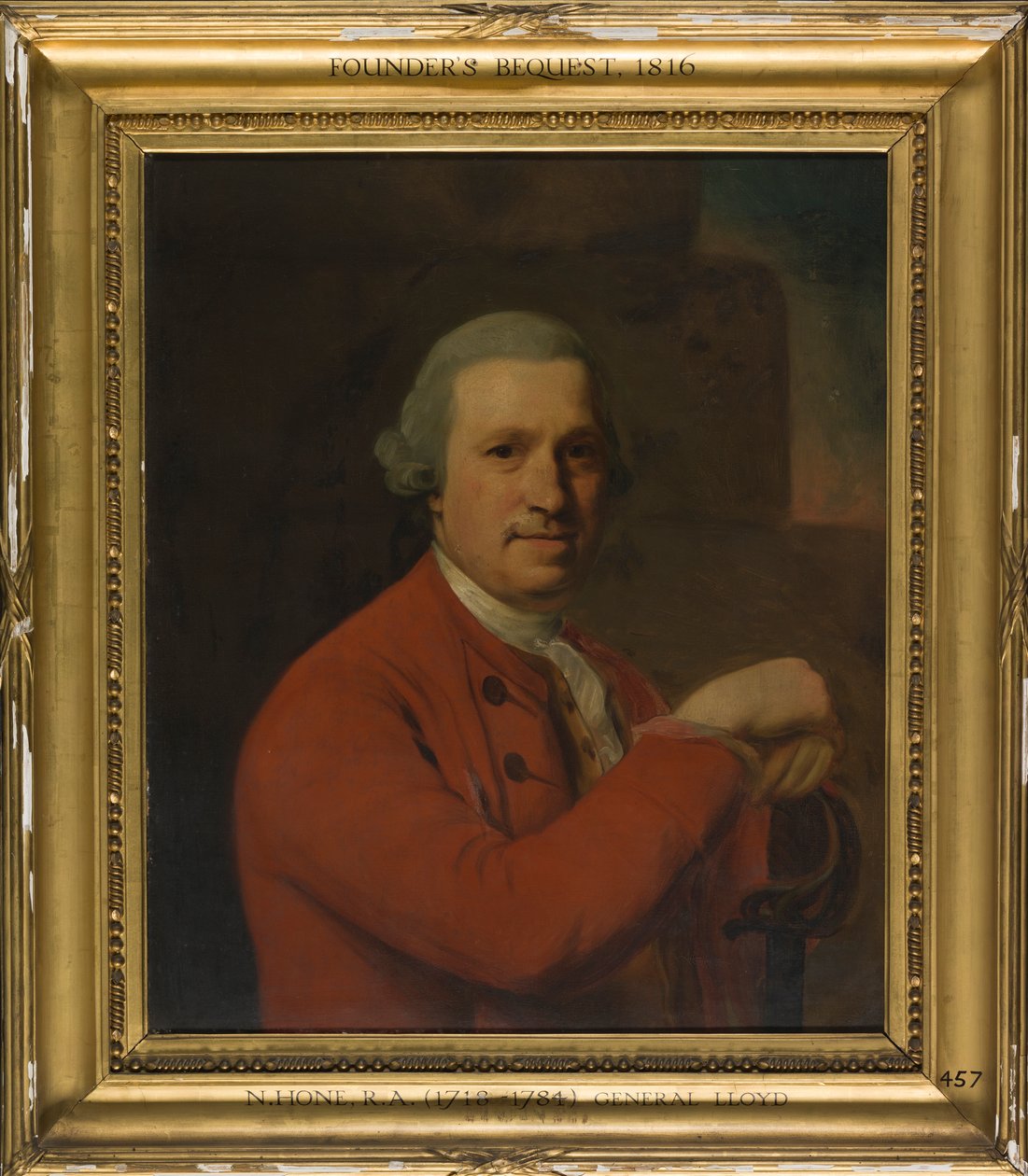 Generał Lloyd, 1773 autorstwa Nathaniel Hone
