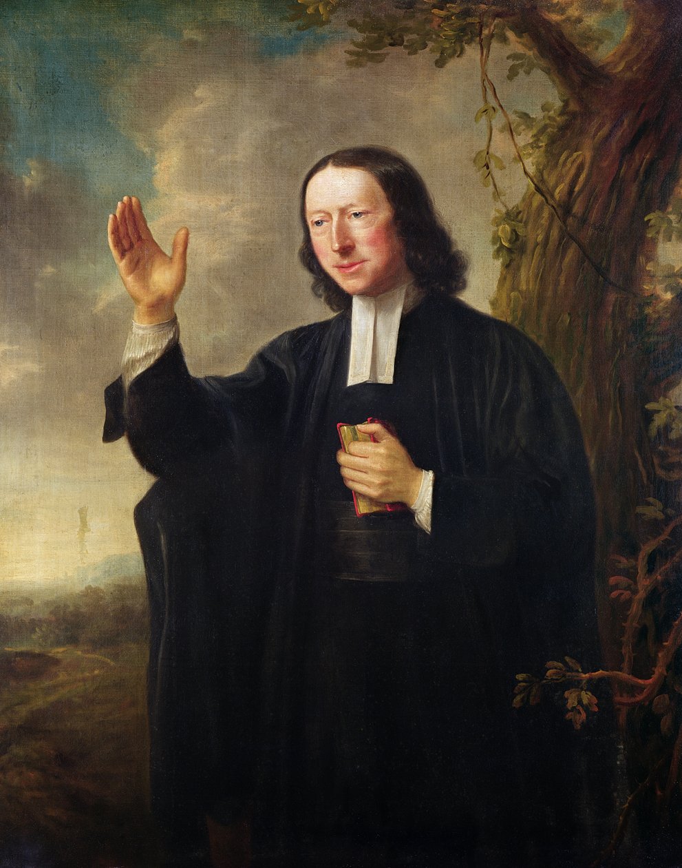 Portret Johna Wesleya, ok. 1766 r. (olej na płótnie) autorstwa Nathaniel Hone