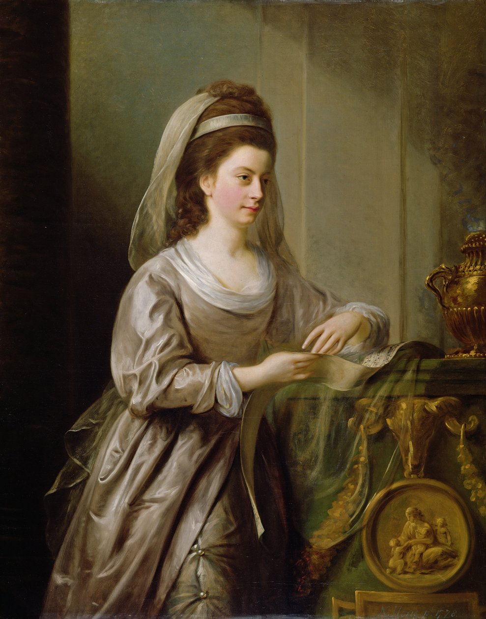 Hon. Pani Nathaniel Curzon, 1778 autorstwa Nathaniel Hone