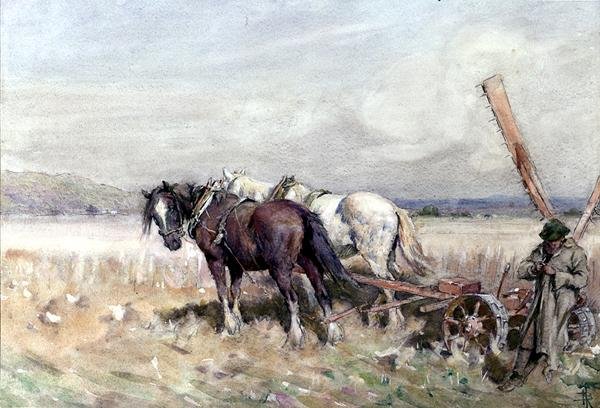 Zbiór (akwarela na papierze) autorstwa Nathaniel Hughes John Baird
