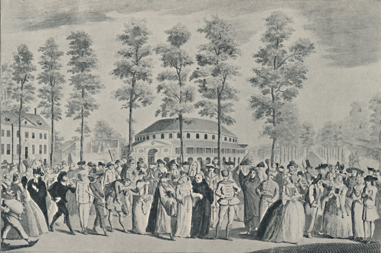 Bal Jubileuszowy w Ranelagh Gardens, 26 kwietnia 1749, 1920 autorstwa Nathaniel Parr