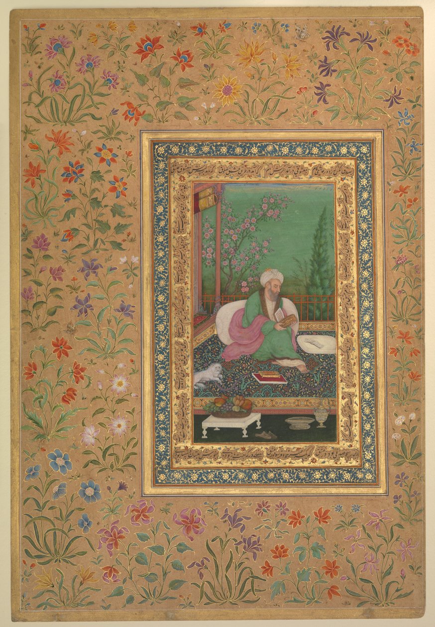Ilustracja Ustada Mansura, znanego jako Nãdir-al-’As autorstwa Nãdir al ’Asr Ustad Mansur