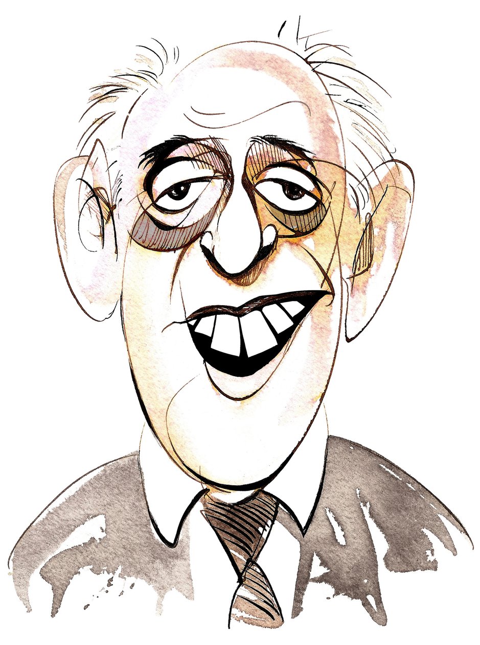 Alastair Sim - szkocki aktor komiksowy, 1900 - 1976 autorstwa Neale Osborne