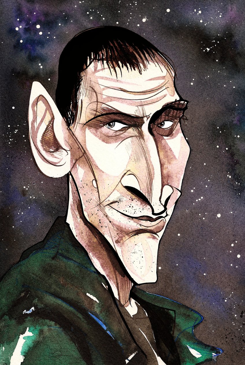 Christopher Eccleston jako Doctor Who w serialu telewizyjnym BBC o tym samym tytule autorstwa Neale Osborne