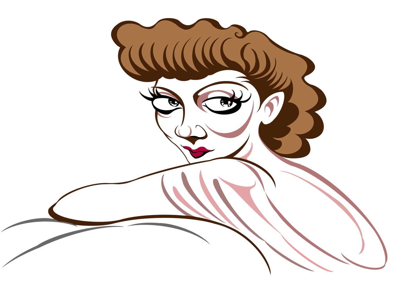 Claudette Colbert, 2018 (druk cyfrowy) autorstwa Neale Osborne