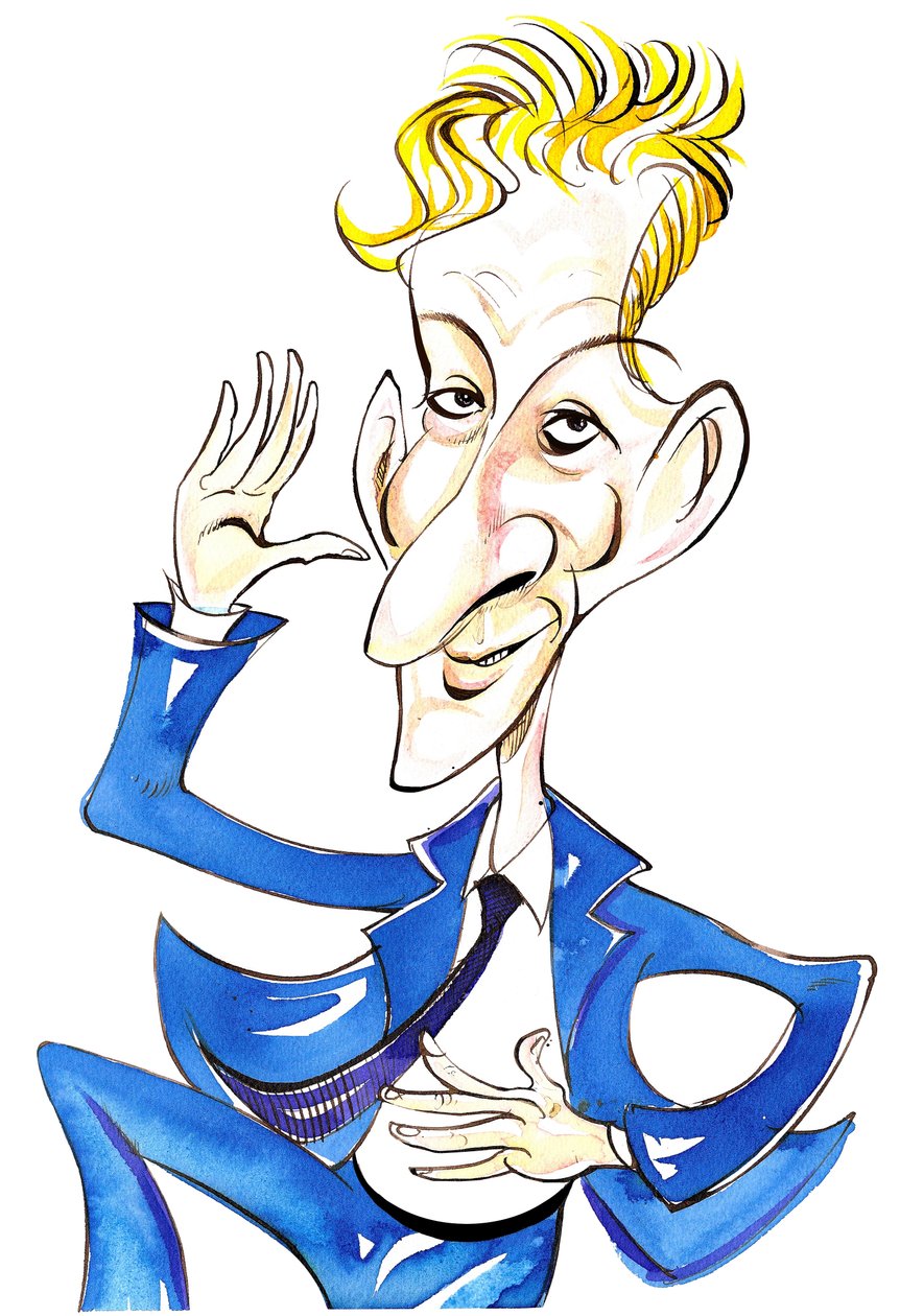 Danny Kaye - karykatury autorstwa Neale Osborne