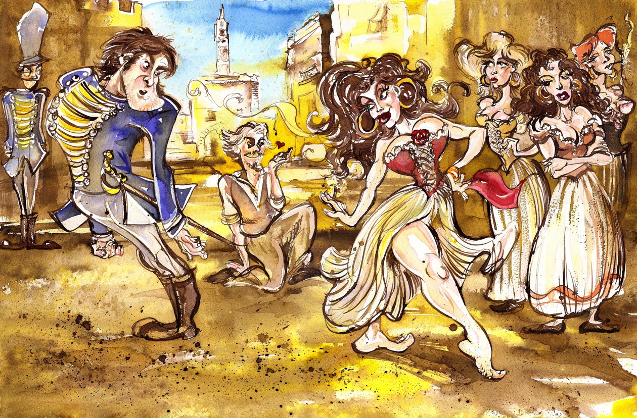 Opera Carmen Georgesa Bizeta autorstwa Neale Osborne