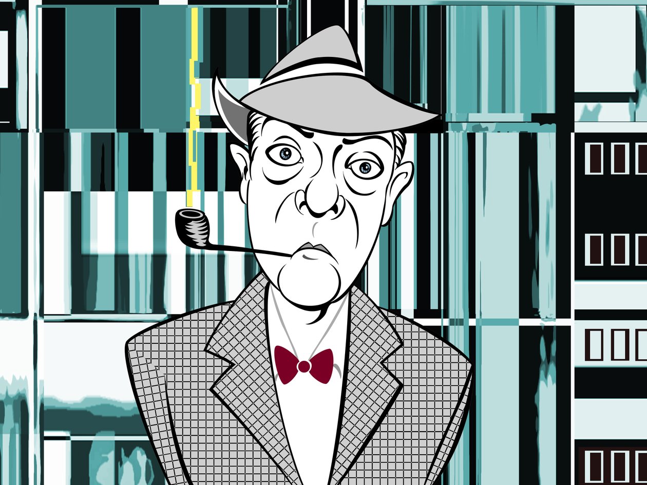Jacques Tati autorstwa Neale Osborne