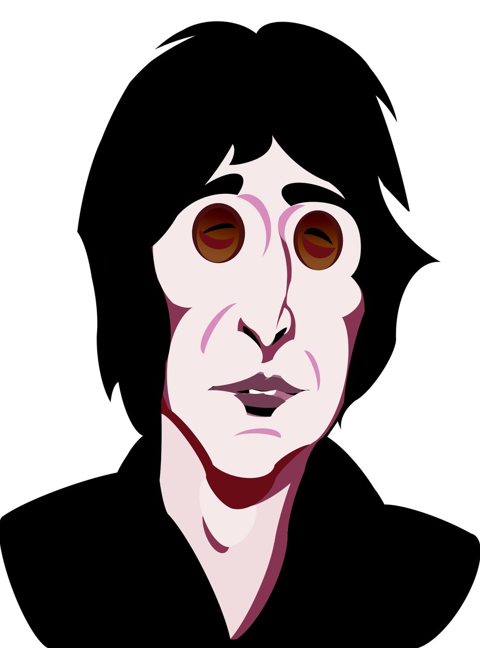 John Lennon, angielski piosenkarz, autor tekstów (1940-80), kolorowa karykatura graficzna, 200510 Neale Osborne autorstwa Neale Osborne