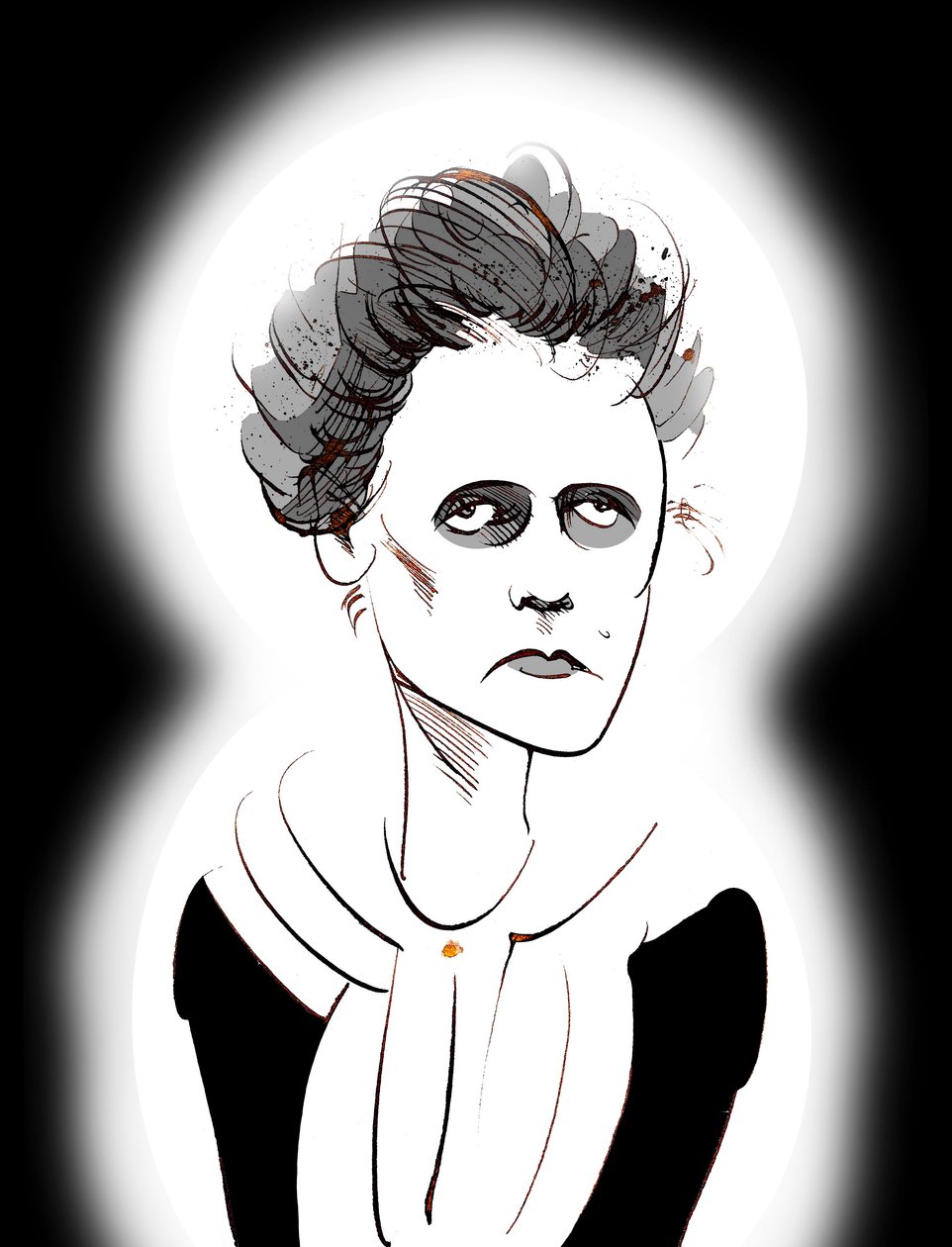Marie Curie, fizyk francuski, 1867-1934 autorstwa Neale Osborne
