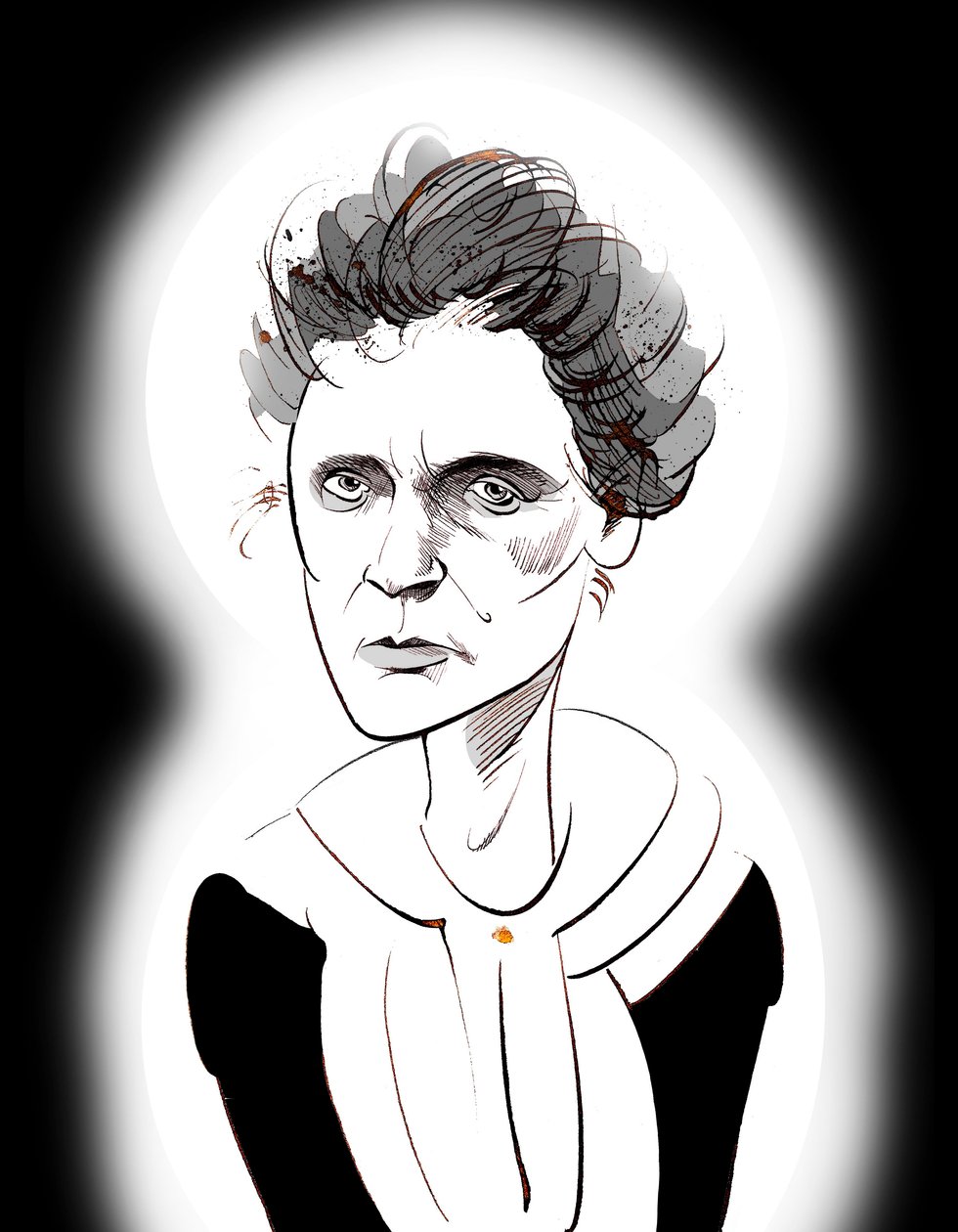Marie Curie, fizyk francuski, 1867-1934 autorstwa Neale Osborne