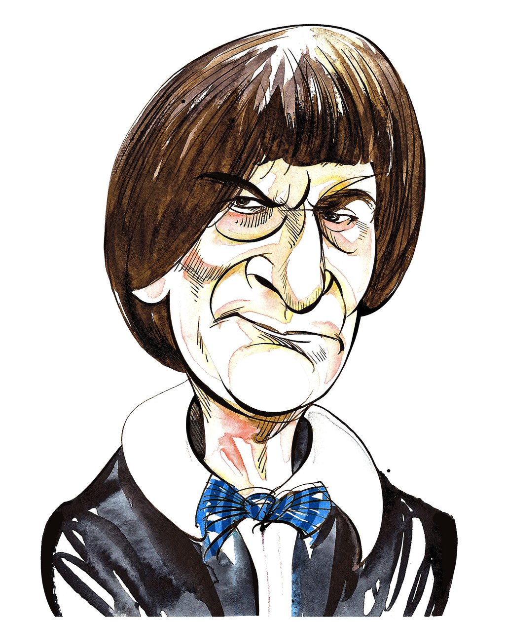 Patrick Troughton jako Doctor Who w serialu telewizyjnym BBC o tym samym tytule autorstwa Neale Osborne