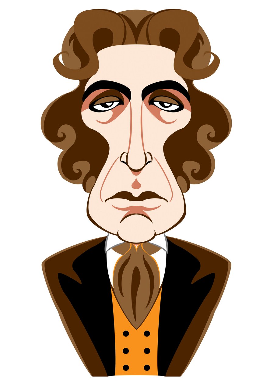 Paul McGann jako Doctor Who - karykatura autorstwa Neale Osborne
