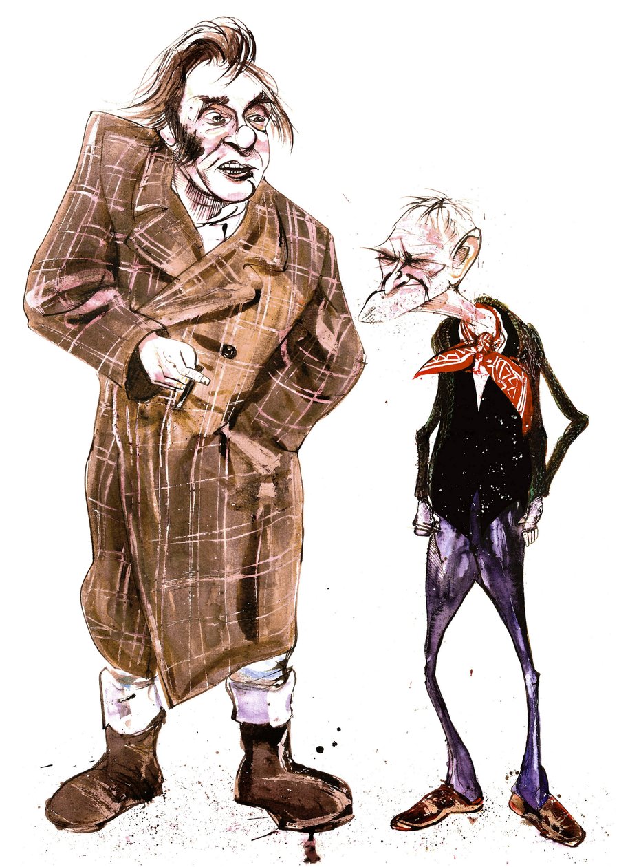 Steptoe and Son - karykatura autorstwa Neale Osborne