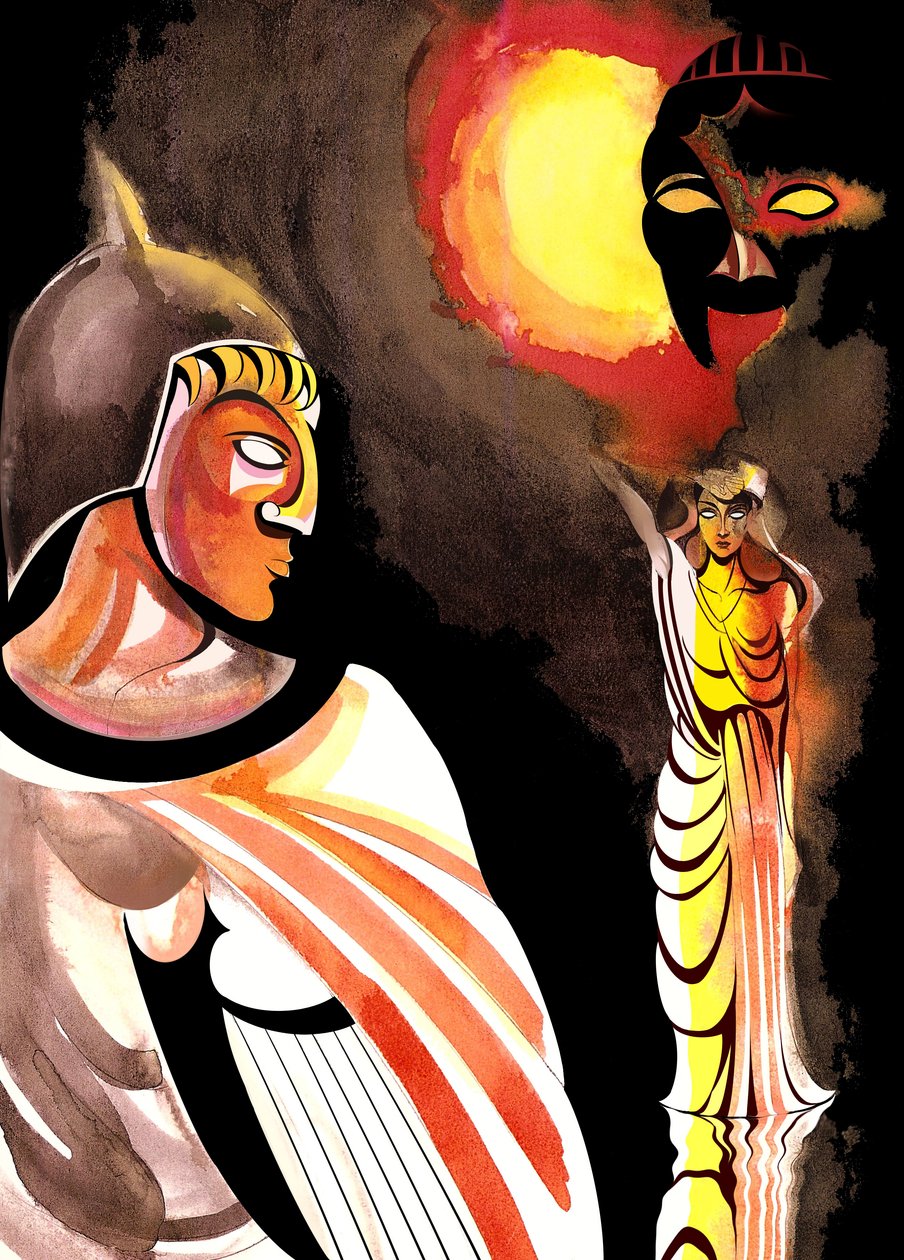 Maska Orfeusza - opera Harrisona Birtwistle autorstwa Neale Osborne