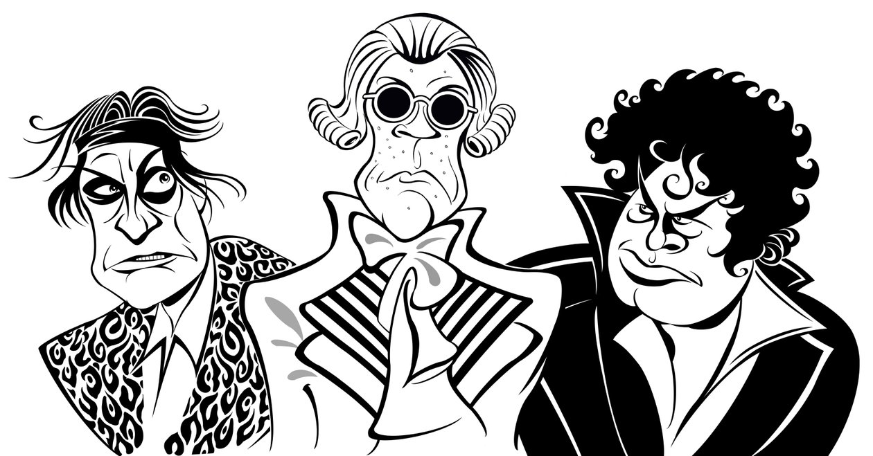 Trio francuskich przywódców rewolucyjnych, 2019 autorstwa Neale Osborne
