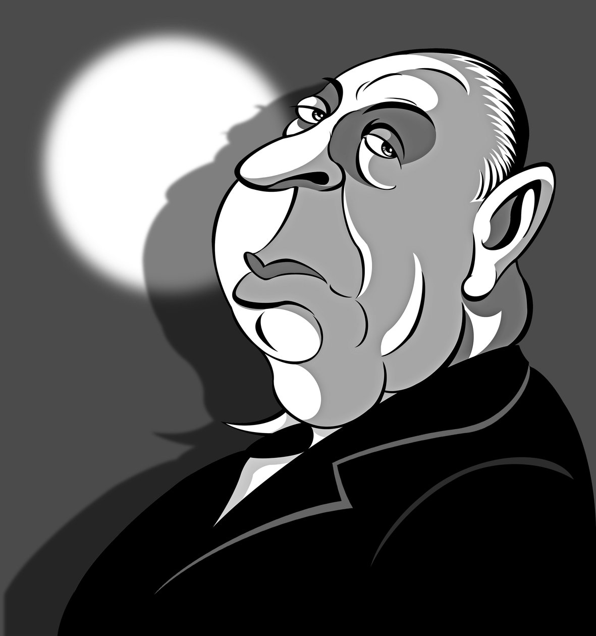 Alfred Hitchcock, 2018 autorstwa Neale Osborne