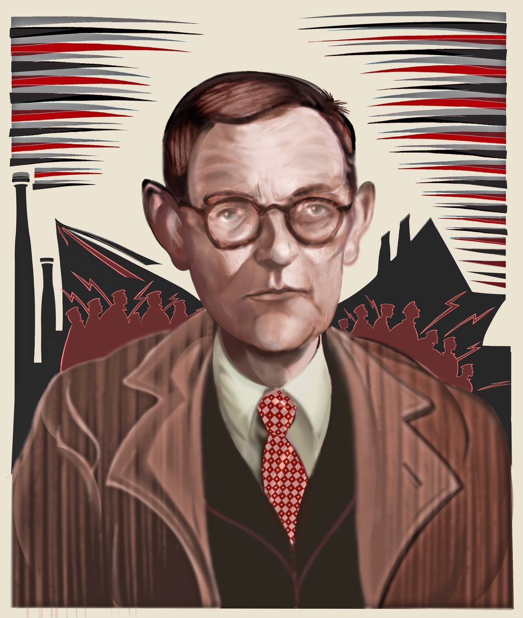 Dmitrij Szostakowicz, 2021 (w wersji cyfrowej) autorstwa Neale Osborne