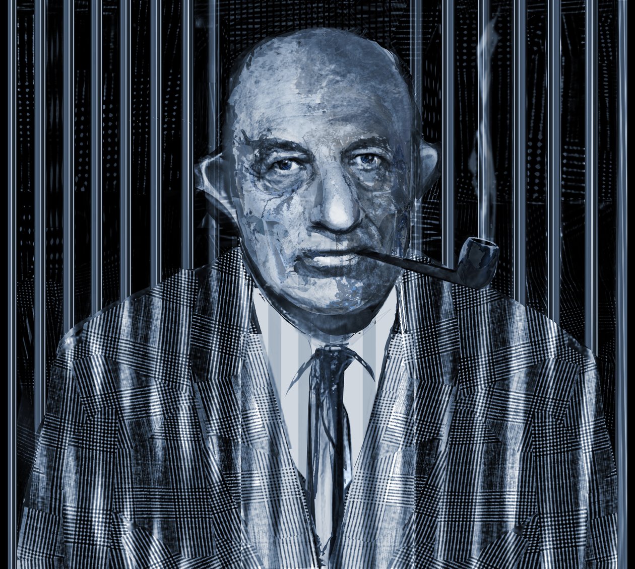 Frederic Dard, 2021 (cyfrowy) autorstwa Neale Osborne