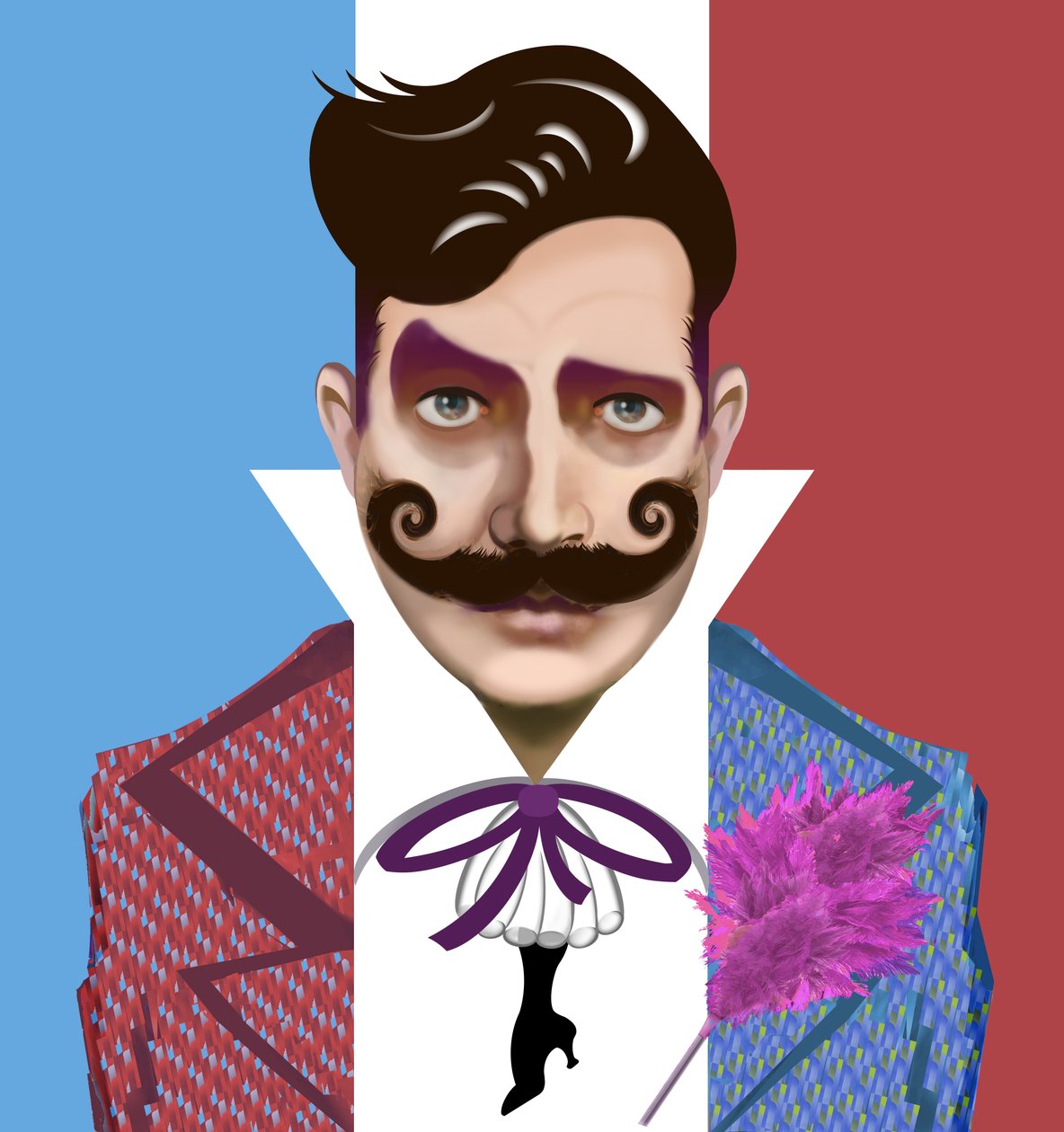 Georges Feydeau, 2021 (cyfrowy) autorstwa Neale Osborne