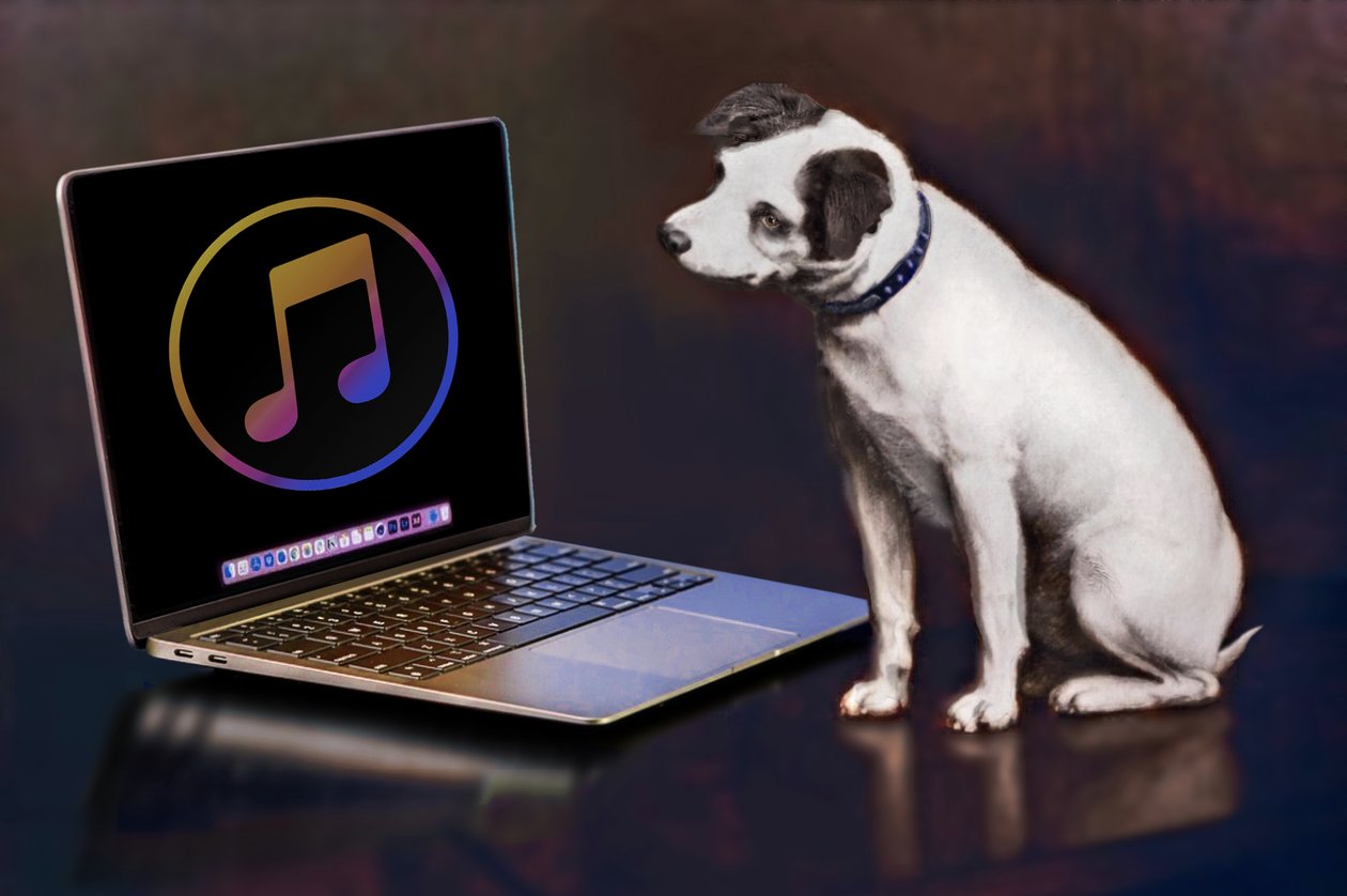 Laptop jego pana, 2023 (wersja cyfrowa) autorstwa Neale Osborne
