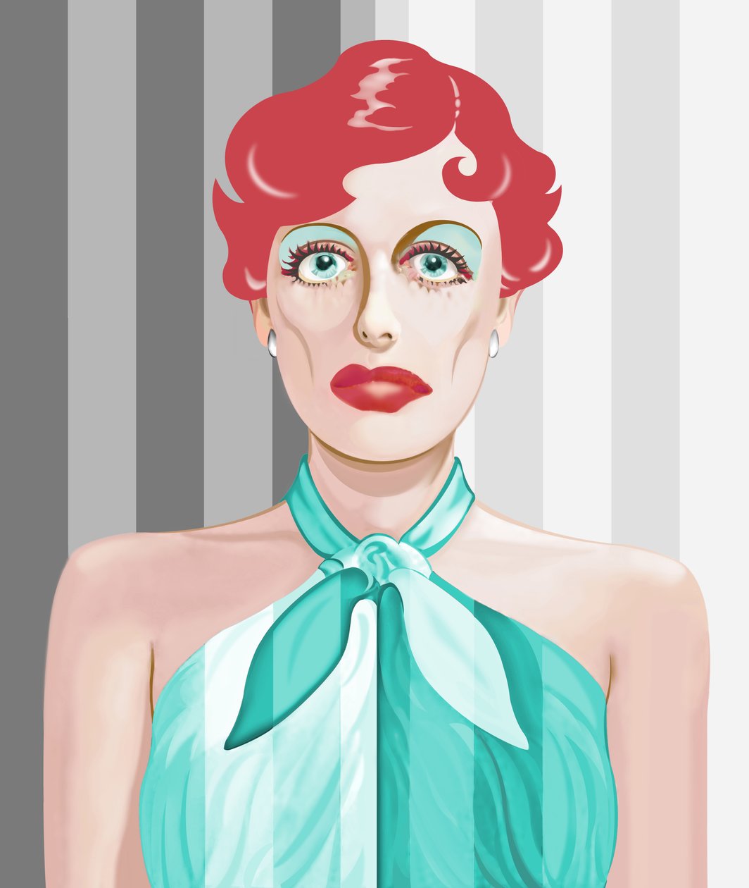 Joan Crawford, 2021 (cyfrowo) autorstwa Neale Osborne