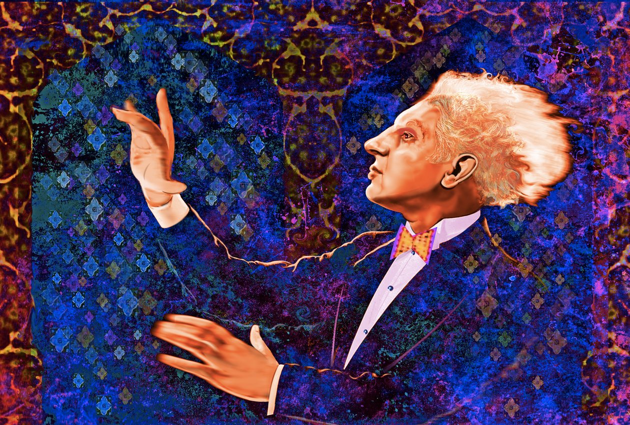 Leopold Stokowski, 2024 (digital) autorstwa Neale Osborne