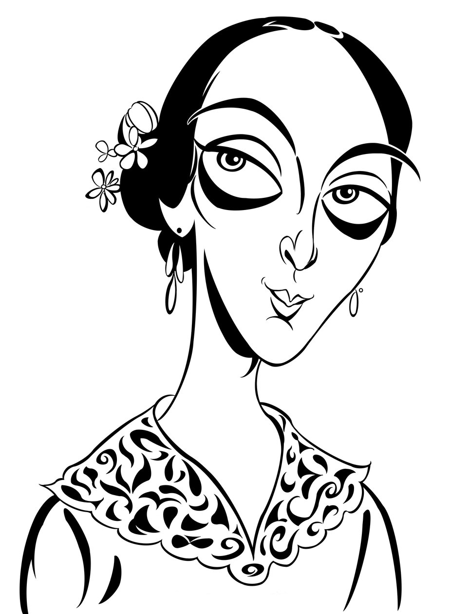 Pauline Viardot, 2019 (cyfrowa) autorstwa Neale Osborne