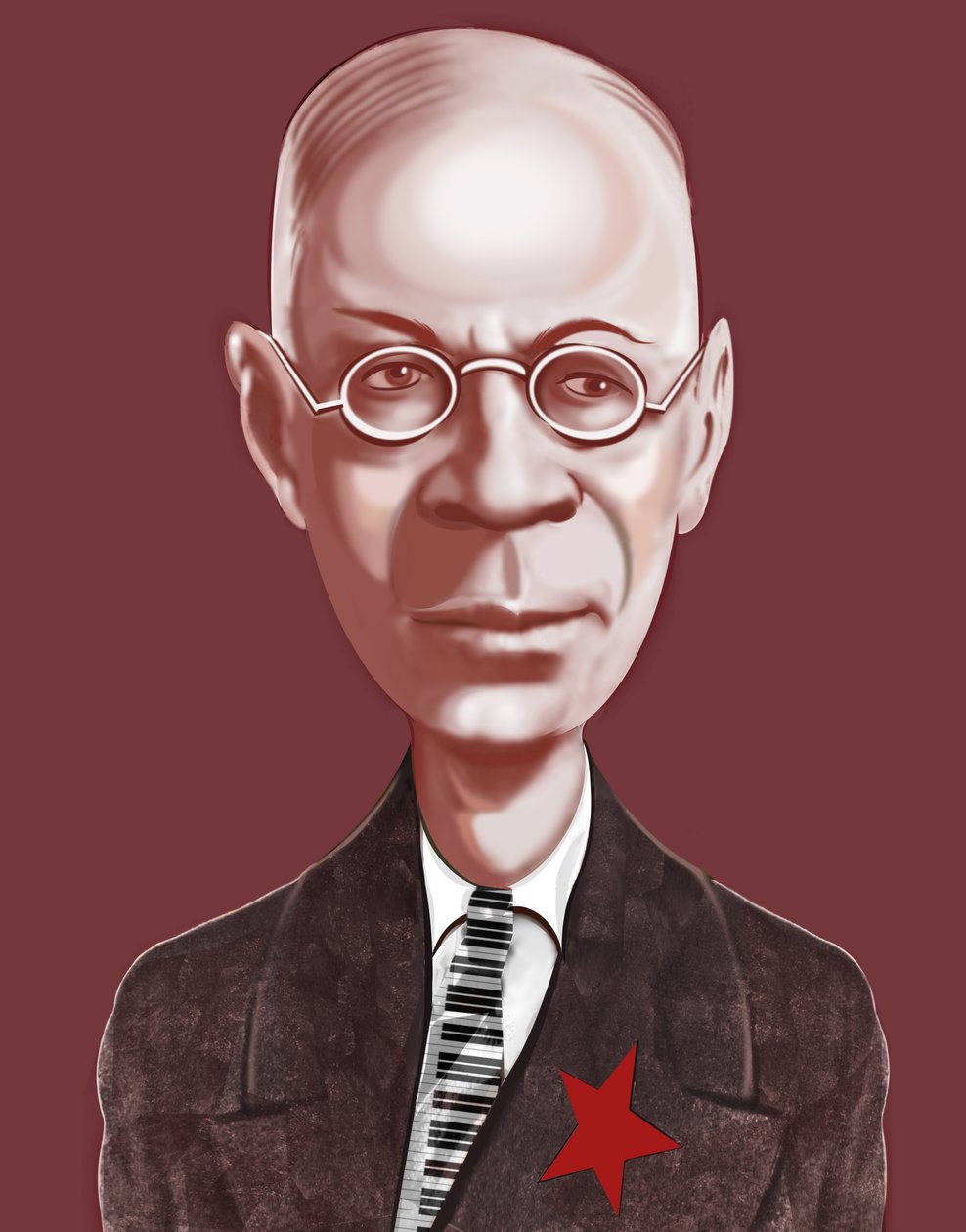 Siergiej Prokofiew, 2023 (cyfrowo) autorstwa Neale Osborne
