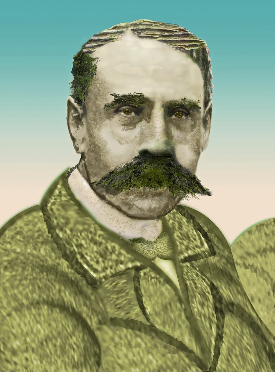 Sir Edward Elgar, 2022 (cyfrowy) autorstwa Neale Osborne