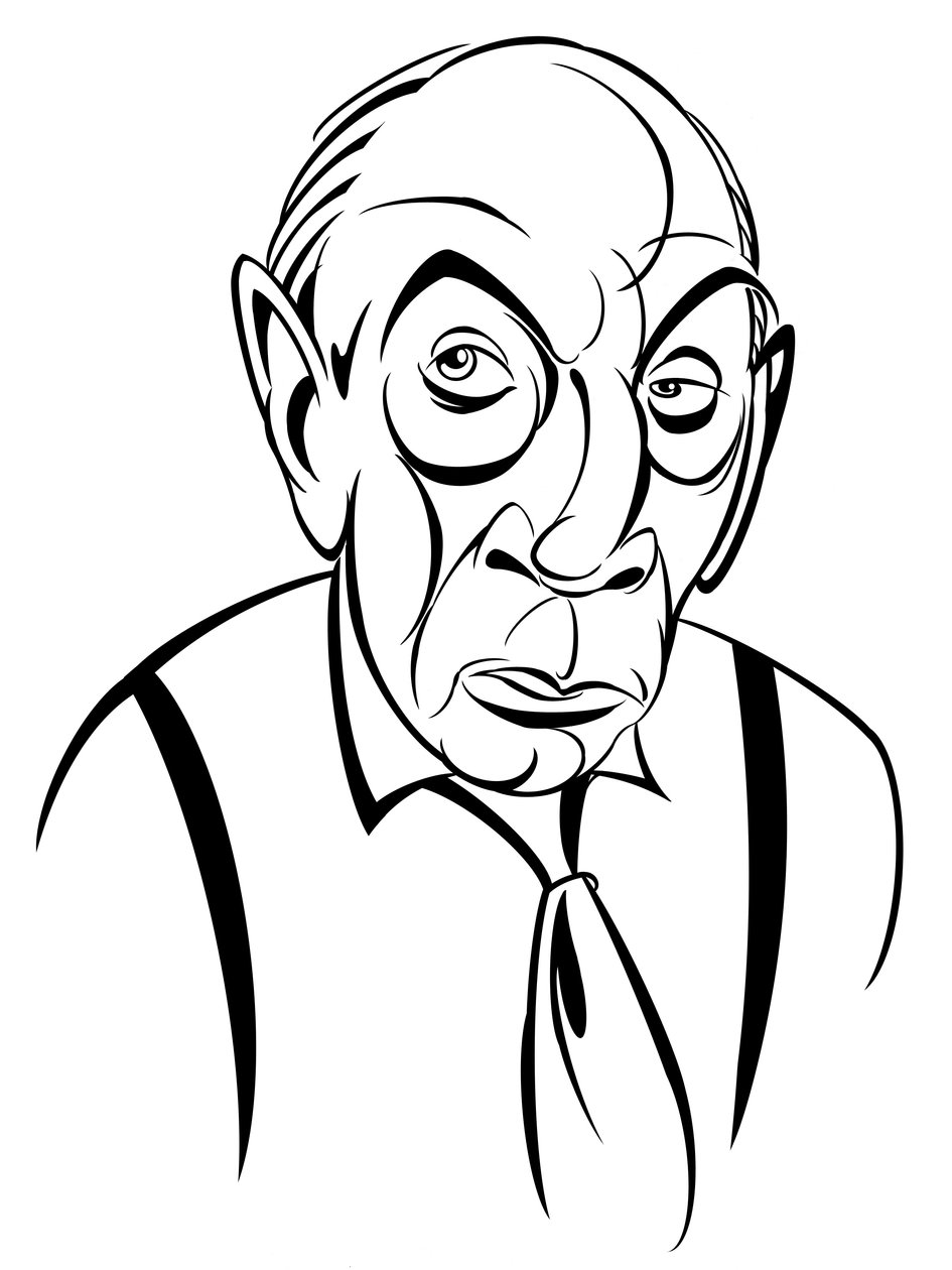 Sir Malcolm Arnold, 2019 (cyfrowy) autorstwa Neale Osborne