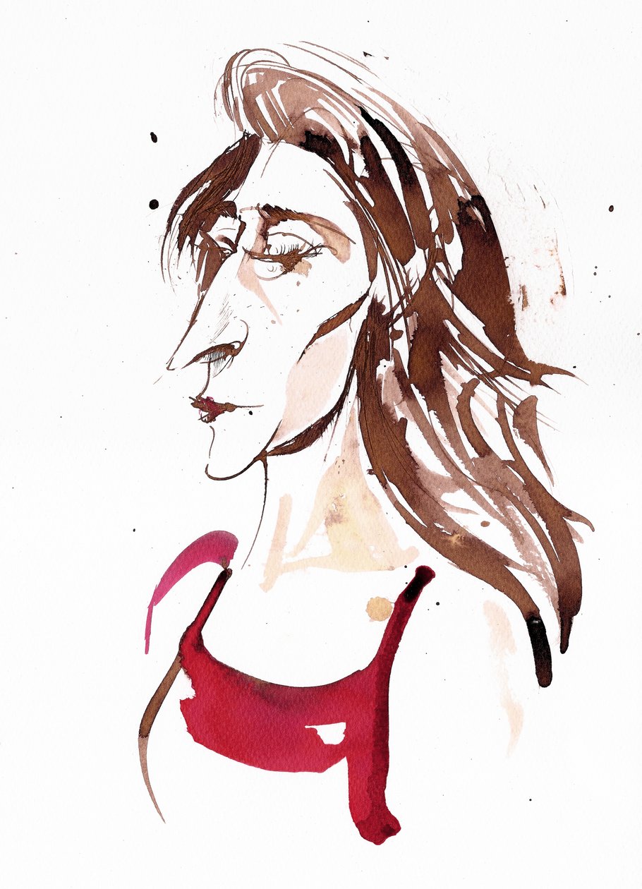 Véronique Gens, 2025 (atrament) autorstwa Neale Osborne