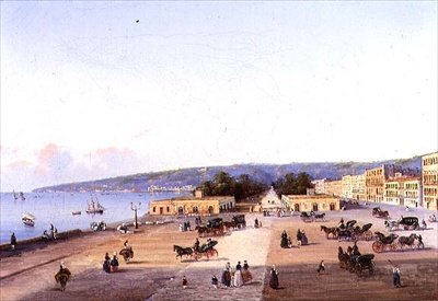 Villa Reale, Neapol autorstwa Neapolitan School