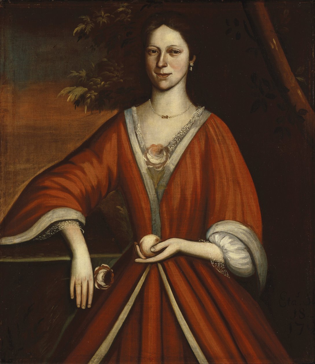 Wyntje (Lavinia) Van Vechten autorstwa Nehemiah Partridge
