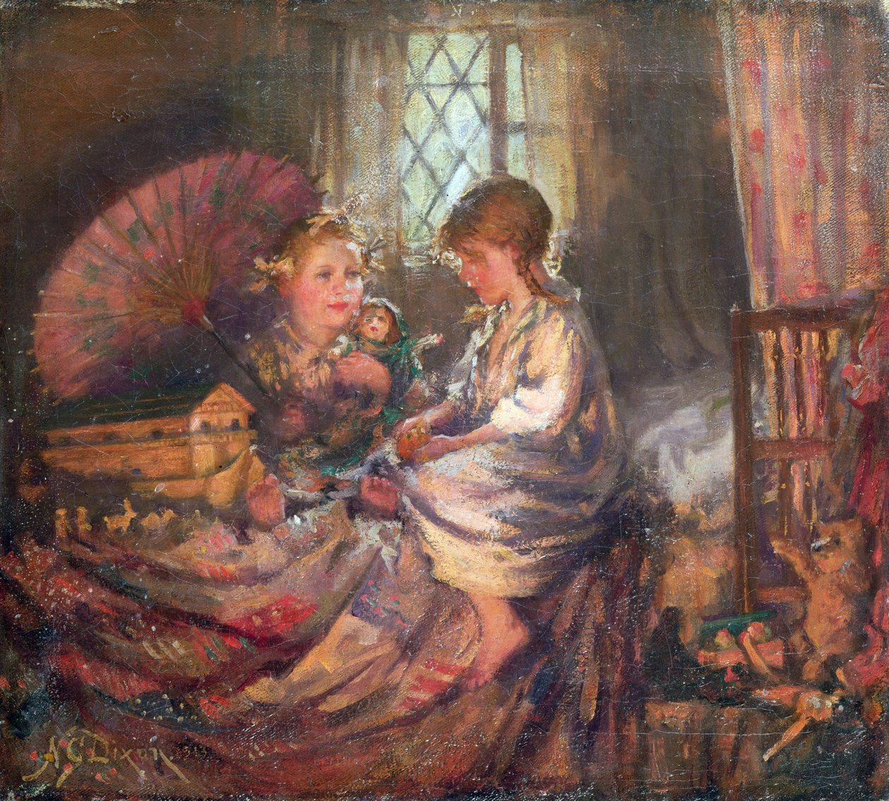 Świąteczny poranek autorstwa Nellie Gertrude Dixon