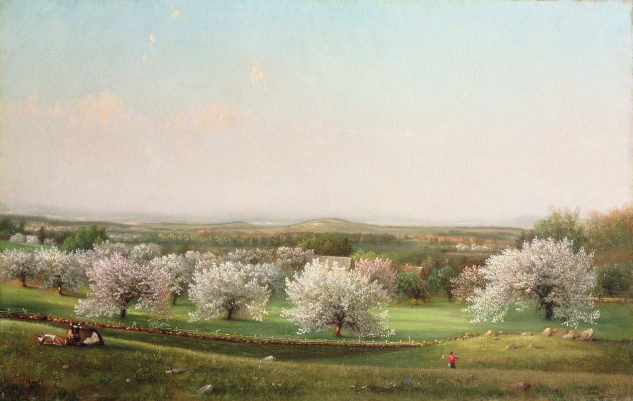 Sad jabłkowy, 1878 autorstwa Nelson Augustus Moore
