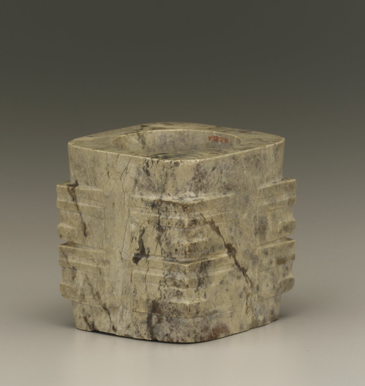 Short tube (cong) Lake Tai region, Liangzhu culture, 3300-2250 BC (jade) autorstwa Neolithic Period Chinese School