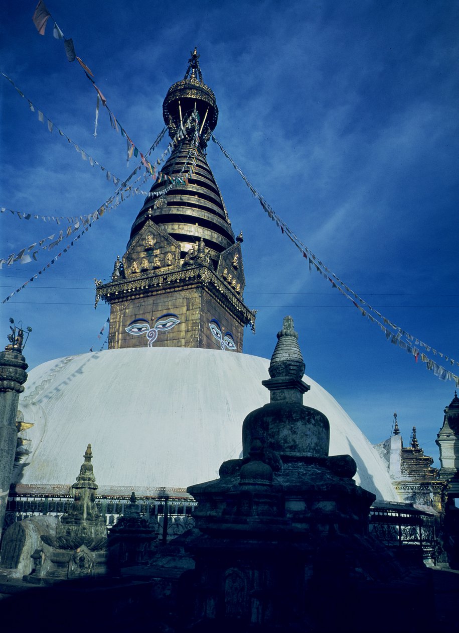 Stupa Swamyambunatha autorstwa Nepalese School