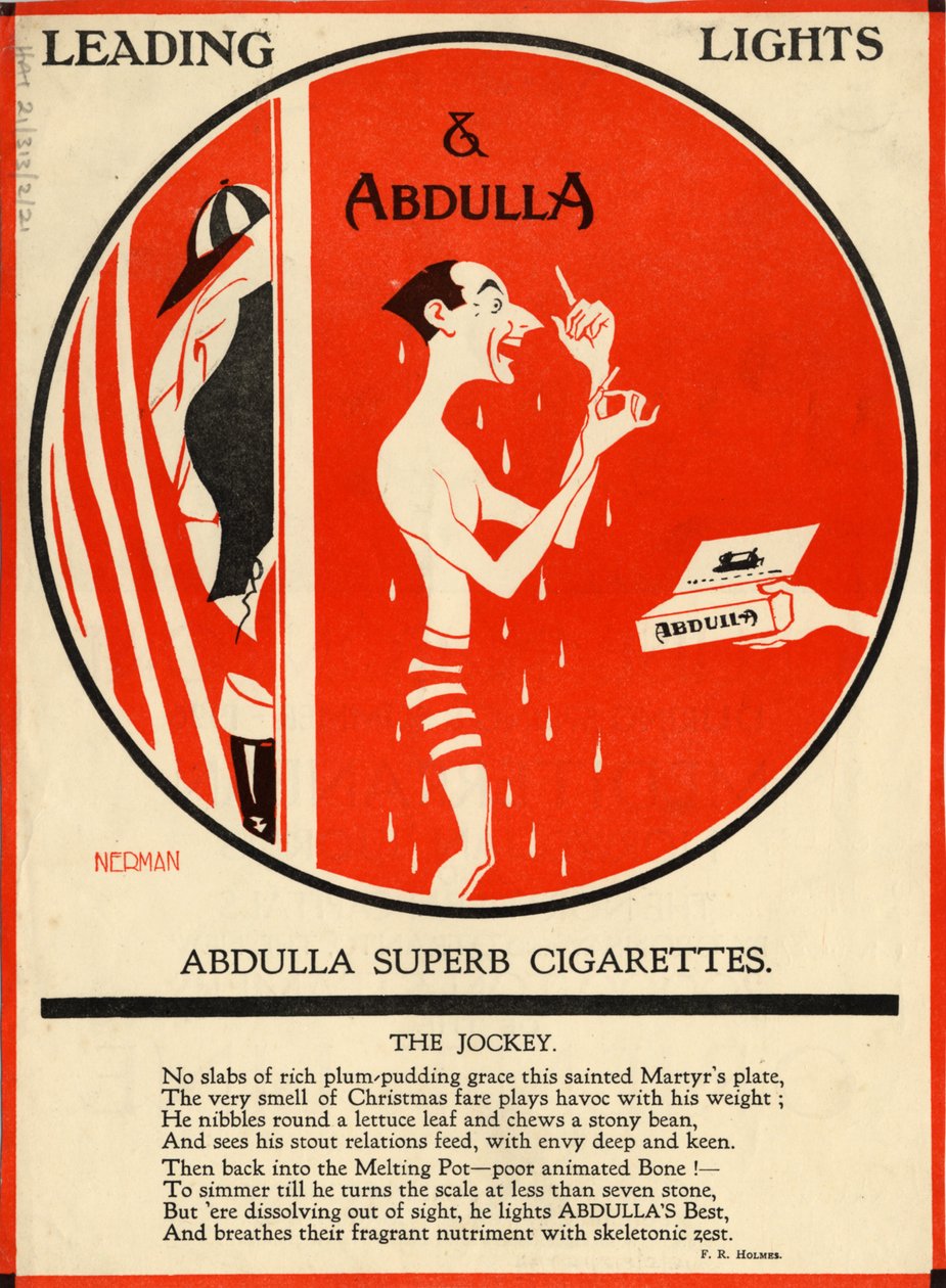 Papierosy Abdulli, lata 20. autorstwa Nerman